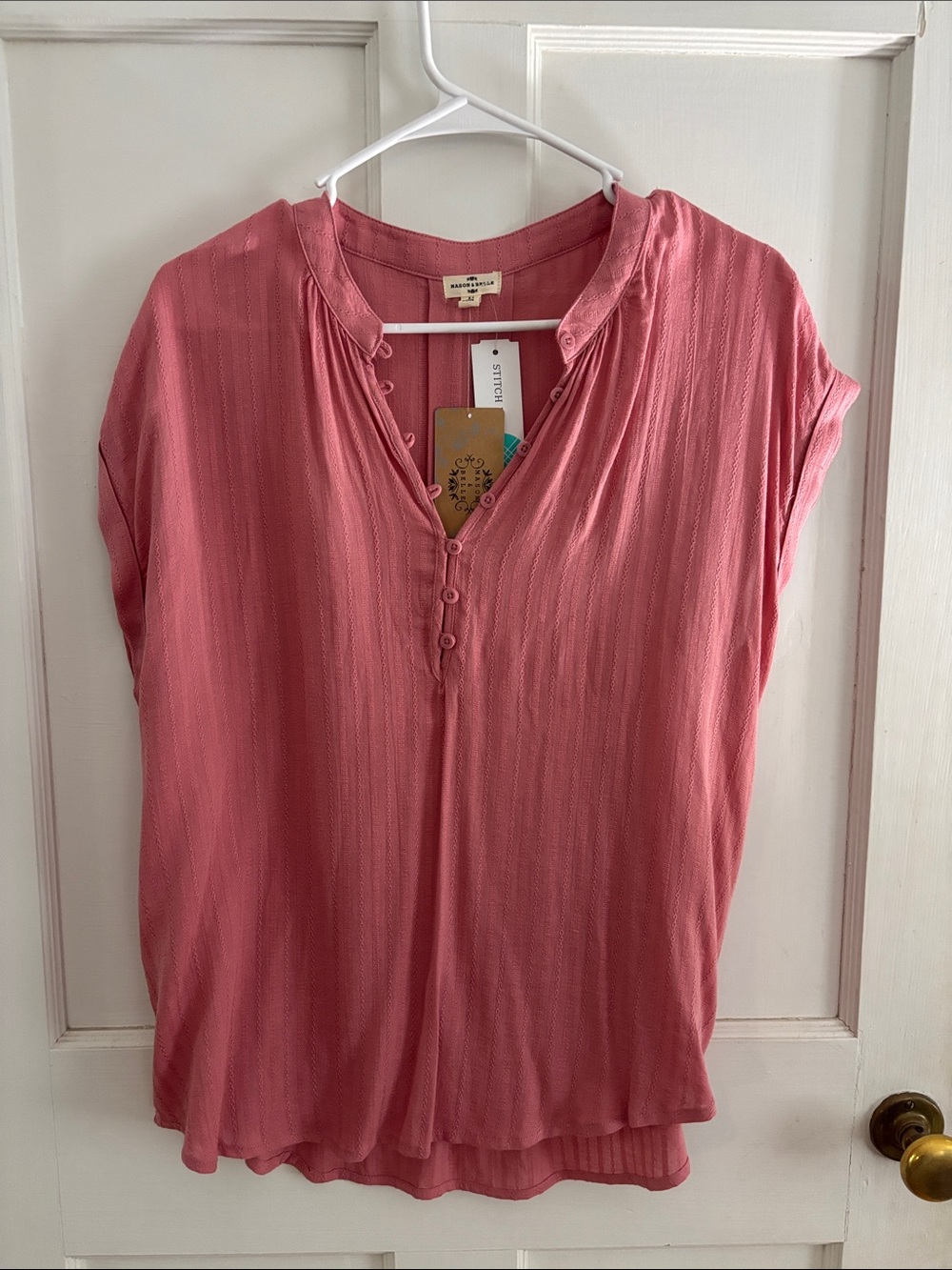 Mason & Belle Miriam Blouse Dark Pink